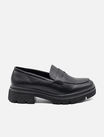 Mocasines con suela gruesa