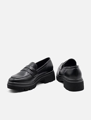 Mocasines con suela gruesa