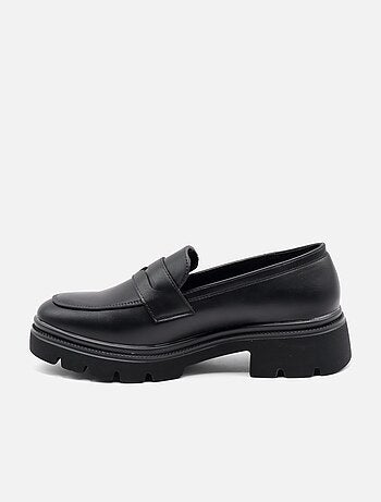 Mocasines con suela gruesa