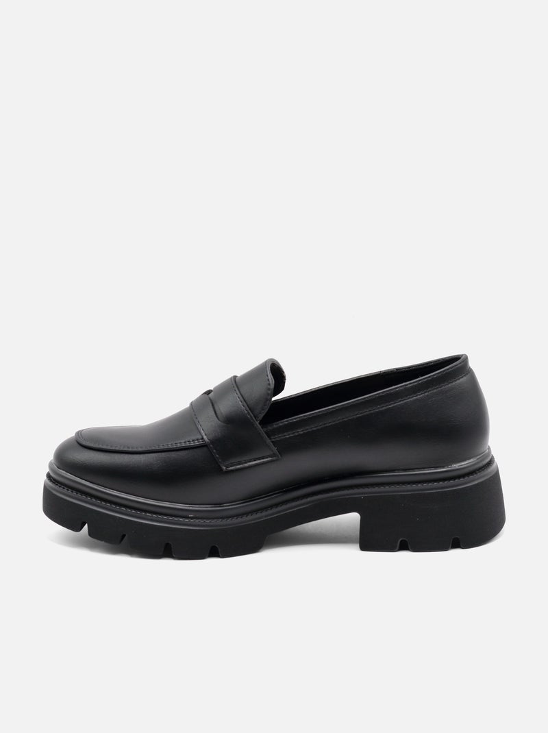 Mocasines con suela gruesa Negro - Kiabi