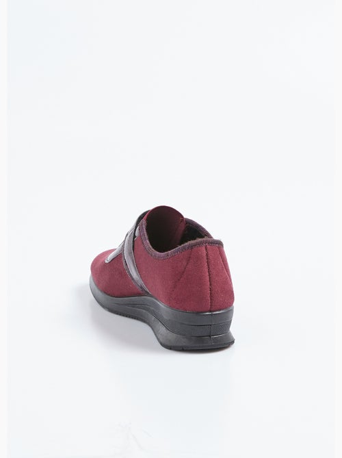 Mocasines con velcro elástico, ancho cómodo, entrelazados. - Afibel - Kiabi