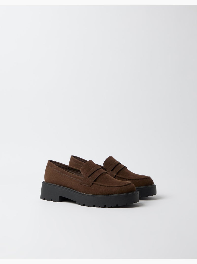 Mocasines con volumen, mo fashion Marrón - Kiabi