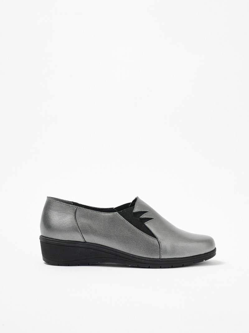 Mocasines confort elásticos - Afibel Bronce - Kiabi