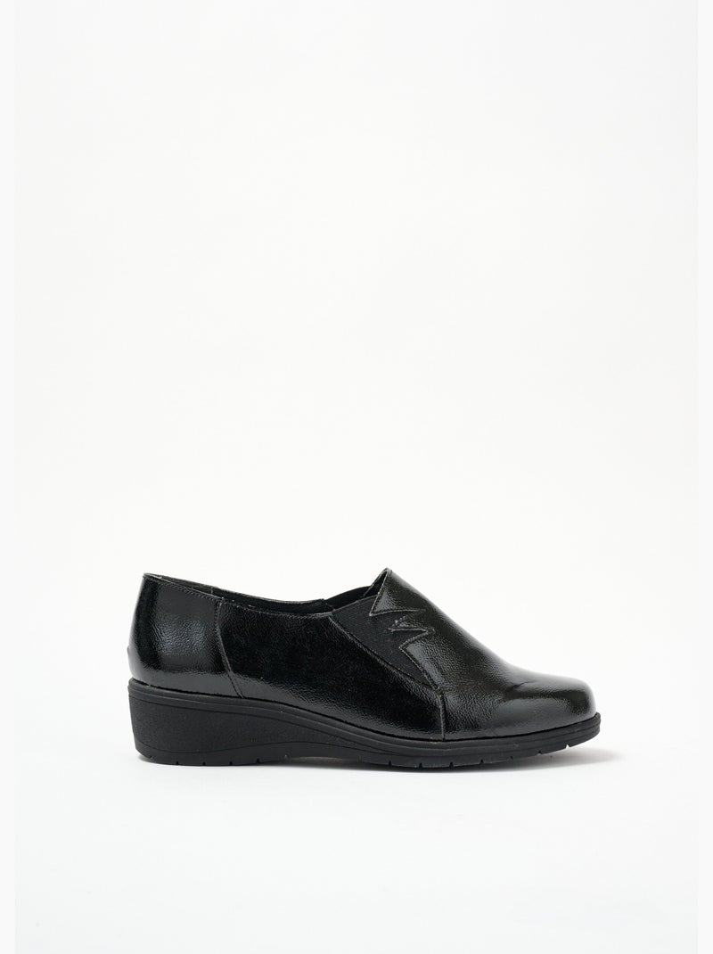 Mocasines confort elásticos - Afibel Negro - Kiabi