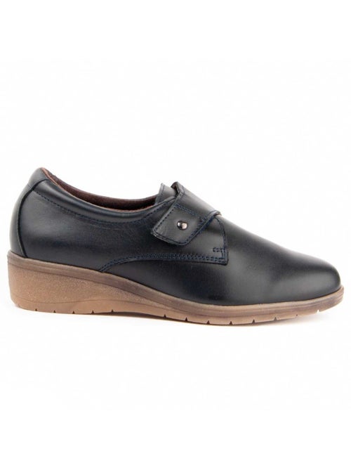 Mocasines Cuña Cuero Purapiel - Kiabi