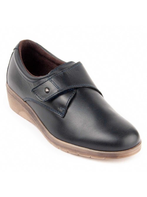 Mocasines Cuña Cuero Purapiel - Kiabi