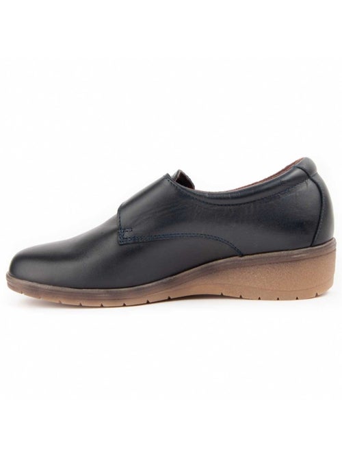 Mocasines Cuña Cuero Purapiel - Kiabi