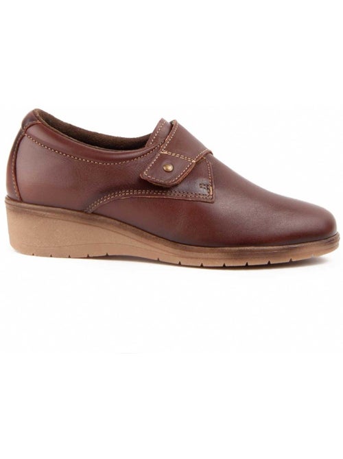 Mocasines Cuña Cuero Purapiel - Kiabi