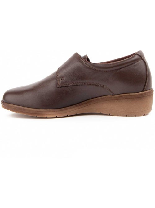 Mocasines Cuña Cuero Purapiel - Kiabi