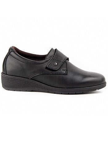 Mocasines Cuña Cuero Purapiel
