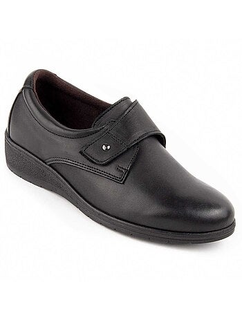 Mocasines Cuña Cuero Purapiel