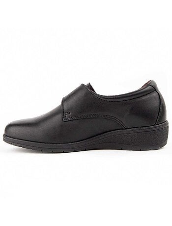 Mocasines Cuña Cuero Purapiel