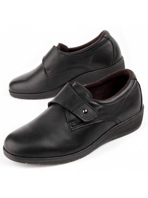 Mocasines Cuña Cuero Purapiel - Kiabi