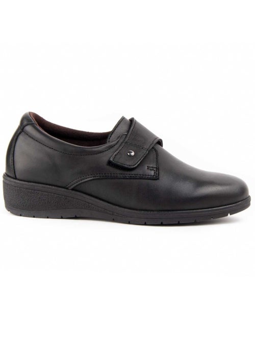 Mocasines Cuña Cuero Purapiel - Kiabi
