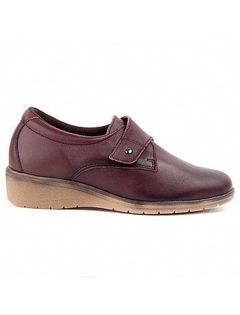 Mocasines Cuña Cuero Purapiel