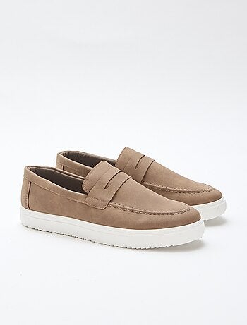 Mocasines de ante sintético