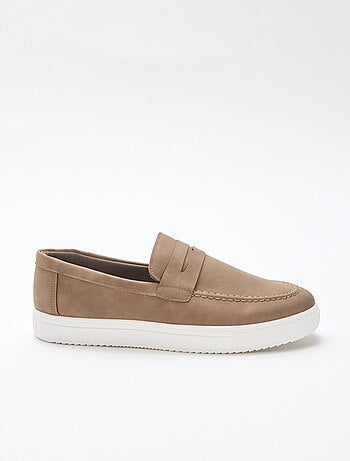 Mocasines de ante sintético