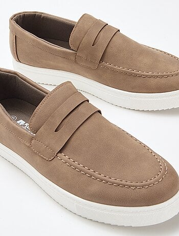 Mocasines de ante sintético