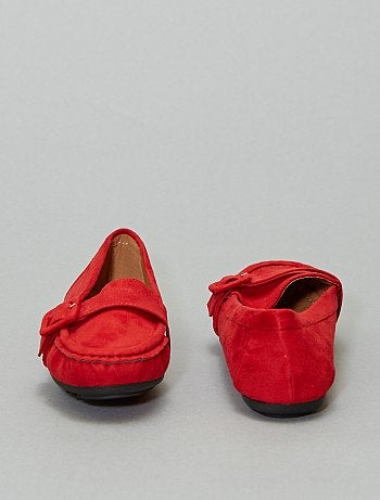 Mocasines de antelina con hebillas - Kiabi