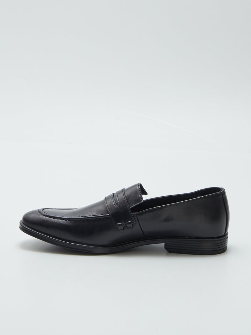 Mocasines de charol NEGRO - Kiabi