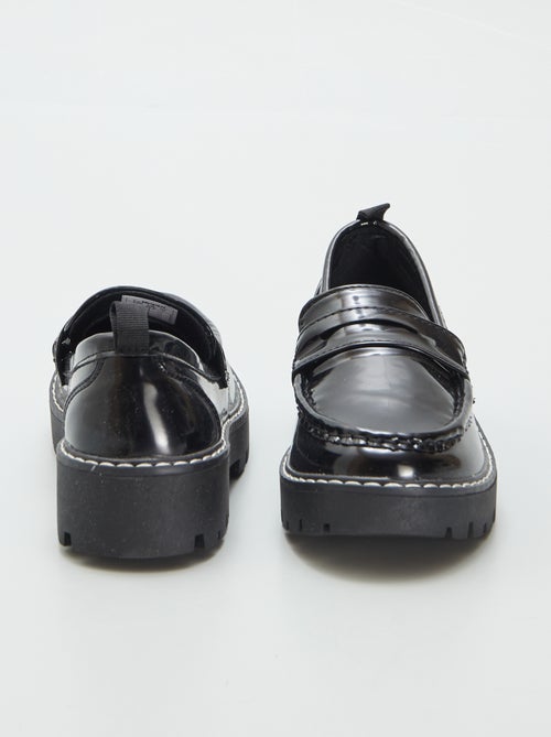 Mocasines de charol sintético - Kiabi