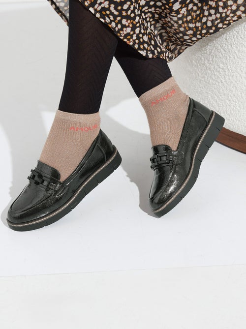 Mocasines de cuña estilo rock - AFIBEL - Kiabi