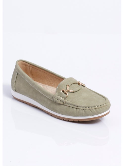Mocasines de cuña suave, ancho cómodo. - Afibel - Kiabi