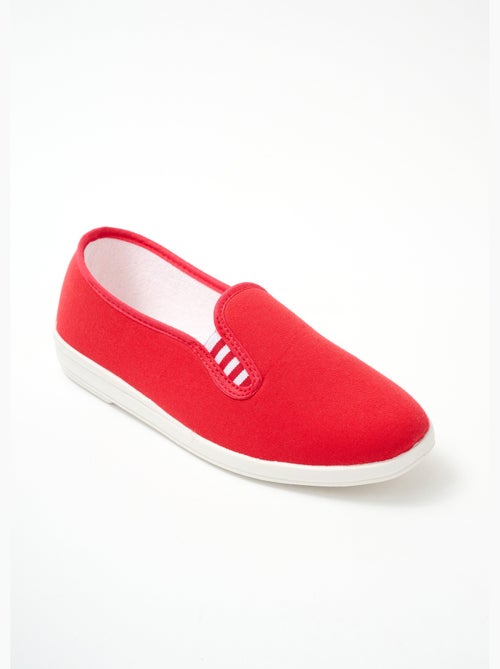 Mocasines de lona ancho confort - Afibel - Kiabi