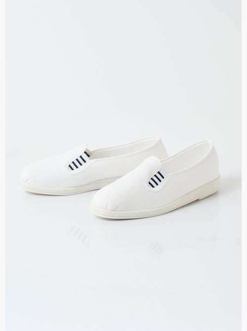 Mocasines de lona ancho confort - Afibel - Kiabi
