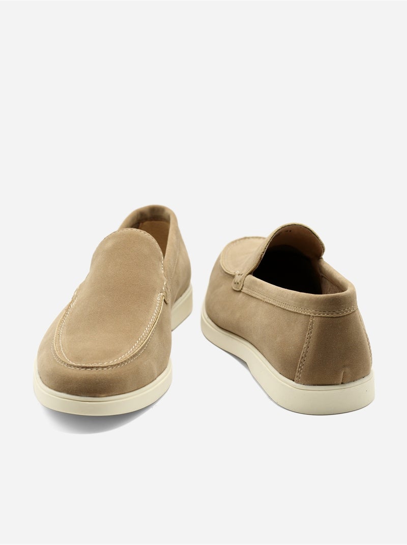 Mocasines de piel - Uomo Beige - Kiabi