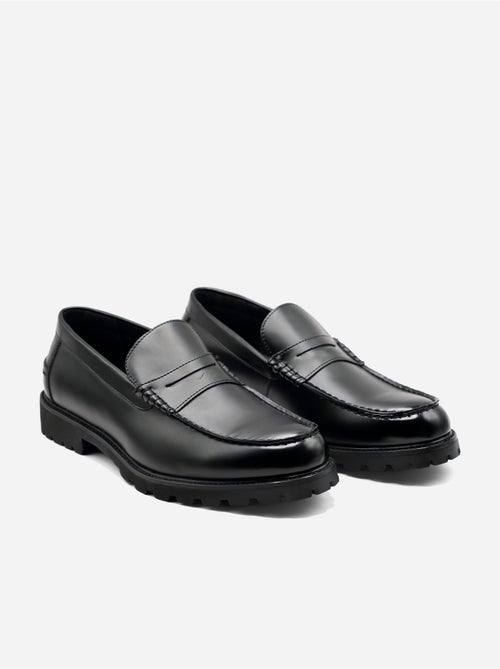 Mocasines de piel - uomo - Kiabi