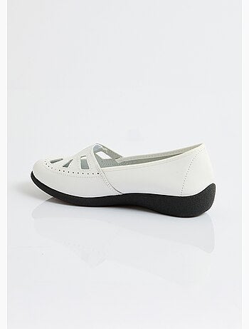 Mocasines de piel anchos confort elásticos - Afibel