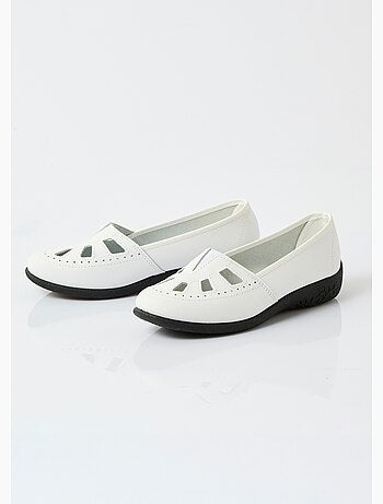 Mocasines de piel anchos confort elásticos - Afibel