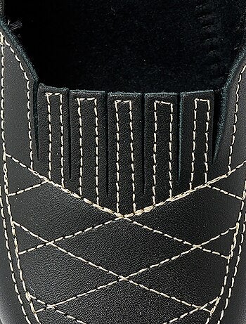 Mocasines de piel anchos confort elásticos - Afibel