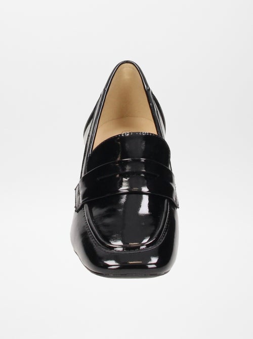 Mocasines de tacón de charol - Kiabi