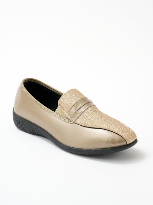 Mocasines elásticos ancho confort - Afibel - Kiabi
