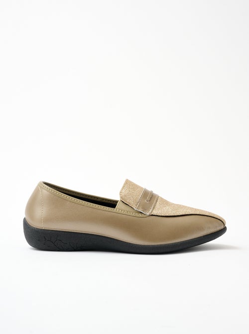 Mocasines elásticos ancho confort - Afibel - Kiabi