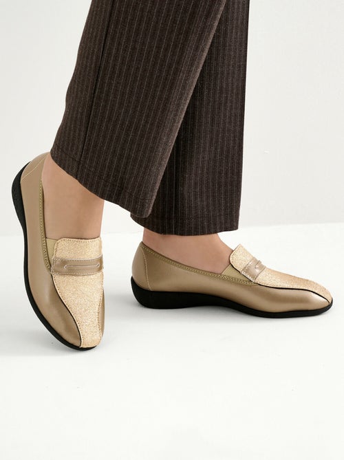 Mocasines elásticos ancho confort - Afibel - Kiabi