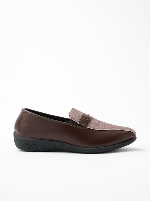 Mocasines elásticos ancho confort - Afibel - Kiabi
