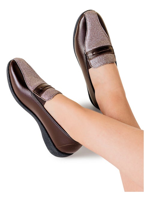 Mocasines elásticos ancho confort - Afibel - Kiabi