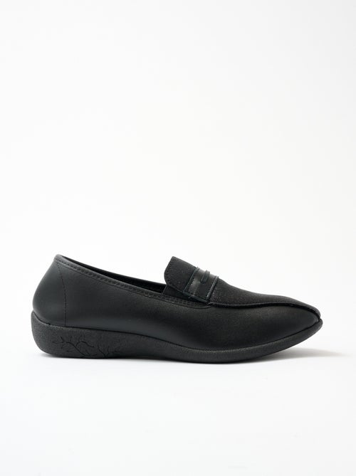 Mocasines elásticos ancho confort - Afibel - Kiabi