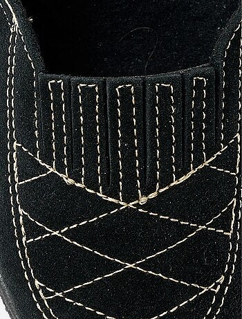 Mocasines elásticos de piel anchos - Afibel