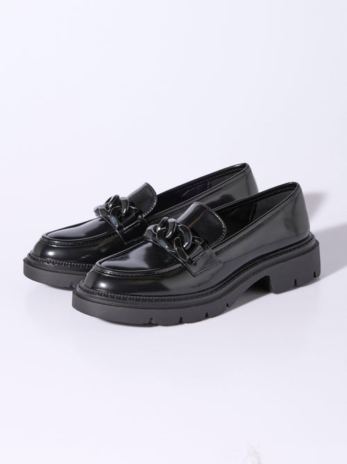 Mocasines estilo chunky con eslabones metálicos - AFIBEL - Kiabi