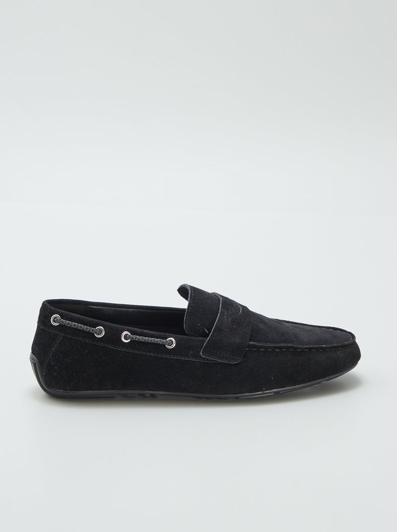Mocasines estilo náutico NEGRO - Kiabi