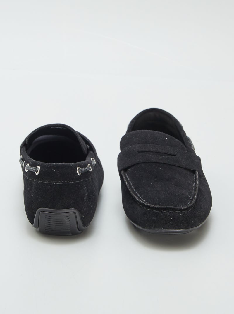 Mocasines estilo náutico NEGRO - Kiabi