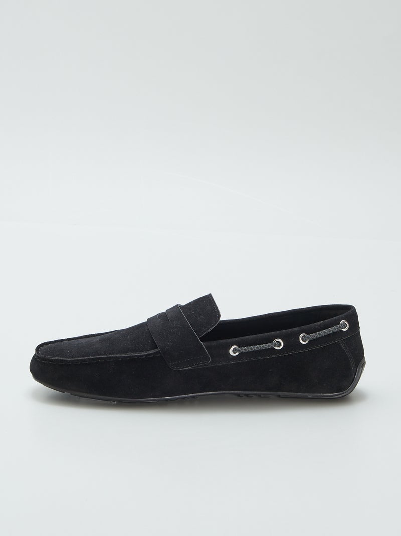 Mocasines estilo náutico NEGRO - Kiabi