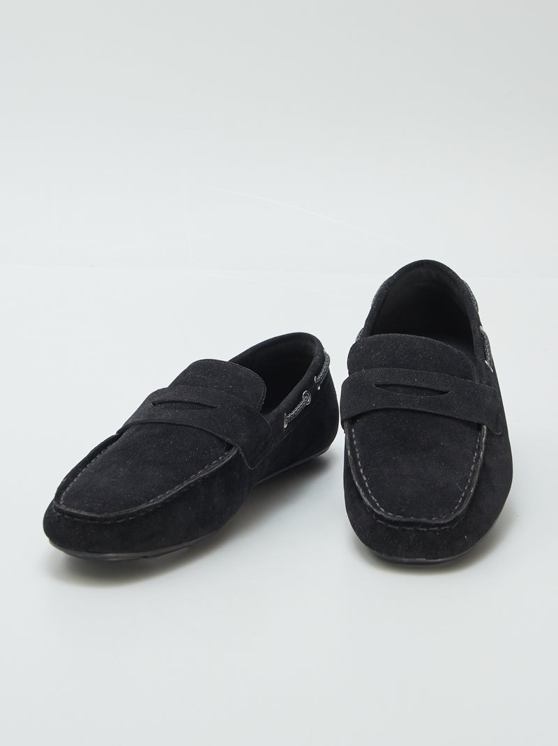 Mocasines estilo náutico NEGRO - Kiabi