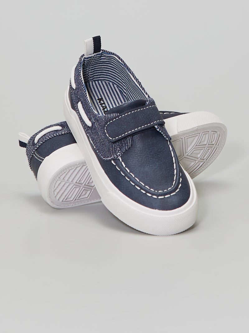 Mocasines estilo náuticos AZUL - Kiabi