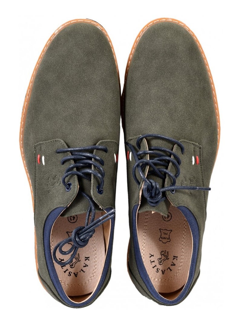 Mocasines Forro Cuero PREMIUM Caqui - Kiabi