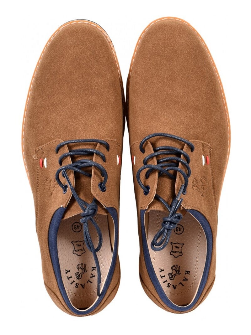Mocasines Forro Cuero PREMIUM Marrón - Kiabi